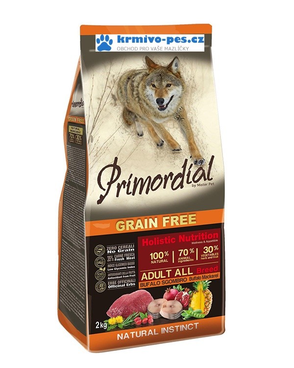 Primordial GF Adult Buffalo Mackerele 2kg