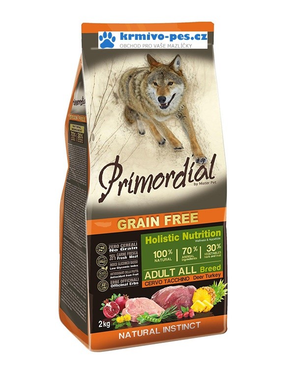 Primordial GF Adult Deer Turkey 2kg