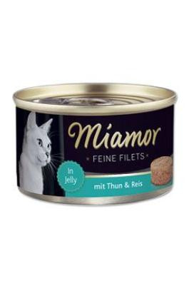 Miamor Cat Filet konzerva tuňák+rýže v želé 100g