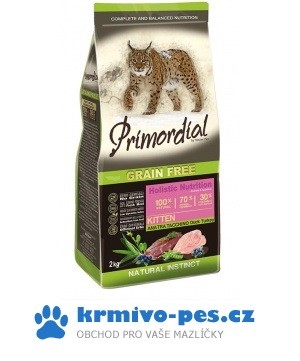 Primordial GF Cat Kitten Duck Turkey 2kg