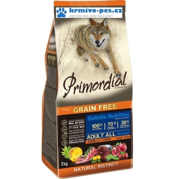 Primordial GF Adult Tuna Lamb 2kg