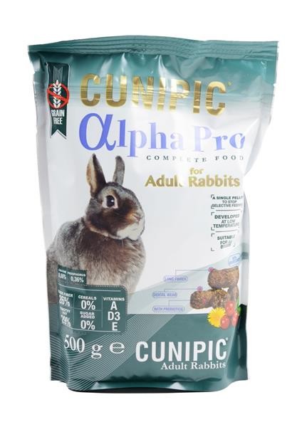Cunipic Alpha Pro Rabbit Adult - králík dospělý 500g