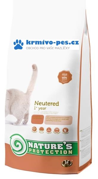 Nature's Protection Cat Dry Neutered 400g