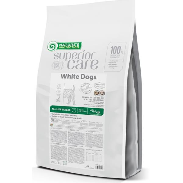 Nature's Protection Superior Care Dog Dry White Dogs Insect 10 kg
