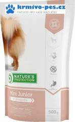 Nature's Protection Dog Dry Junior Mini 500g