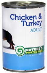 Nature's Protection Dog konz.Adult kuře/krůta 400g