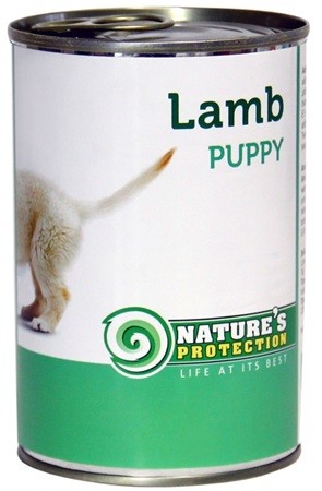 Nature's Protection Dog konz.Puppy jehně 400g