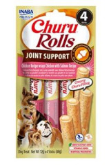 Inaba Churu Rolls Joint Support dog snack kuře a losos 4 x 12 g