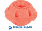 Hračka pes BALL MOOS TPR POP 9,5cm lososová Zolux
