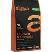 ALLEVA NATURAL Dog Dry Adult Chicken&Pumpkin Mini 2kg