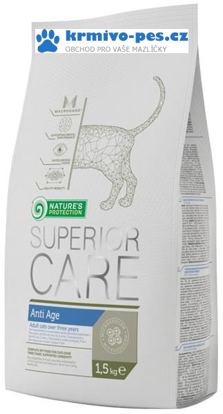 Nature's Protection Cat Dry Superior Anti Age 1,5kg