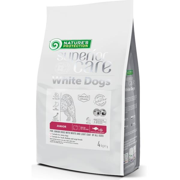 Nature's Protection Superior Care Dog Dry White Dogs Junior White Fish 4 kg