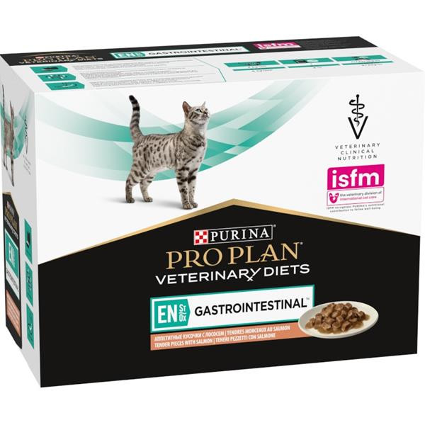 Purina PPVD Feline - EN Gastroint.salmon kapsička 10x85 g