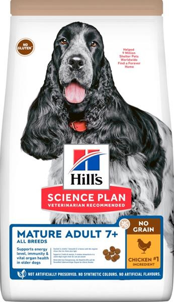 Hill's Science Plan Canine Mature Adult No Grain Chicken 14 kg