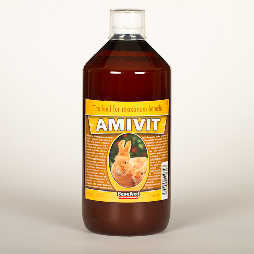 Aquamid Amivit K králíci 1000 ml