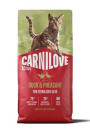 Carnilove Cat Active Dry Duck&Pheasant Sterilised Adult 6kg + plněné polštářky