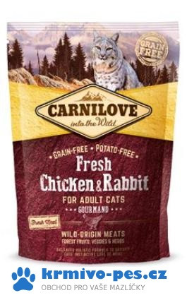 Carnilove Cat Fresh Chicken & Rabbit for Adult 400g