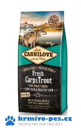 Carnilove dog Fresh Adult Carp & trout 12 kg