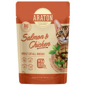 Araton Cat kapsička Adult Salmon/Chicken 85 g