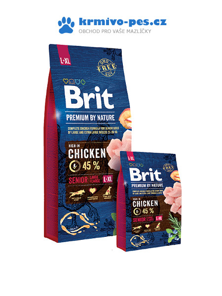 Brit Premium Dog by Nature Senior L+XL 3 kg