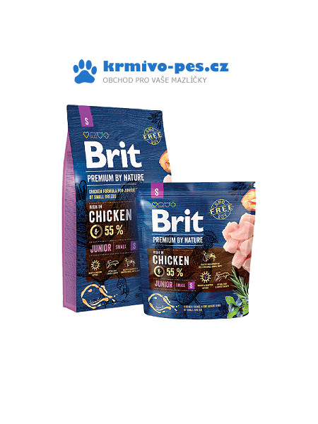 Brit Premium Dog by Nature Junior S 3 kg