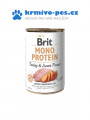Brit Dog konzerva Mono Protein Turkey & Sweet Potato 400g