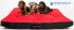 Matrace nylon Sychrov červená 120 x 100 x 10cm