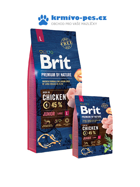 Brit Premium Dog by Nature Junior L 15 kg