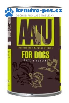 AATU Dog Duck n Turkey konz. 400g