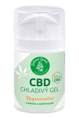 Zelená Země CBD chladivý gel 50 g