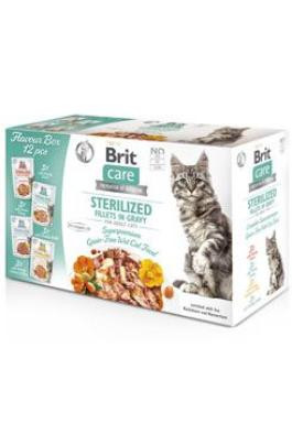 Brit Care Cat Fillets in Gravy Sterilized Flavour Box 12x85g