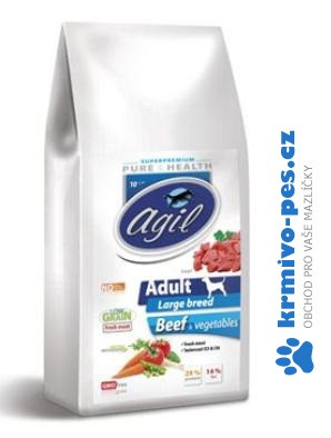 Agil Adult Large Breed Pure&Health Low Grain 10kg