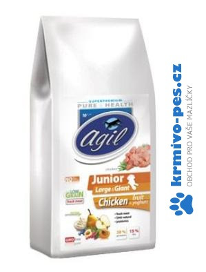 Agil Junior Large&Giant Pure&Health Low Grain 10kg