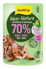 GimCat Near Nature kapsa hovězí&kachna 85g
