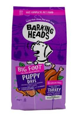 BARKING HEADS Big Foot Puppy Days Turkey 6kg