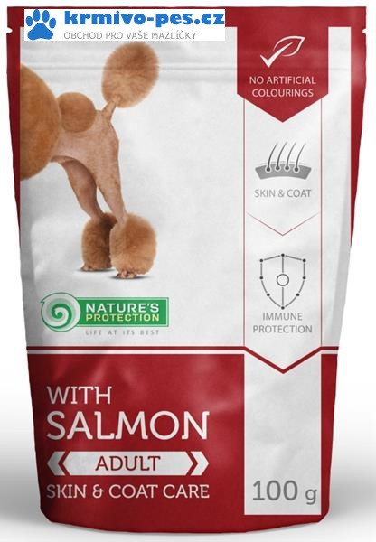 Nature's Protection Dog kaps. Adult Salmon 100g