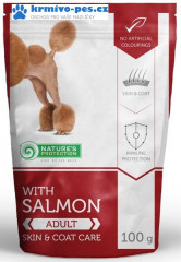 Nature's Protection Dog kapsička Adult Salmon 100g