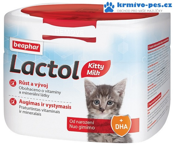 Beaphar Mléko sušené Lactol Kitty Milk 500 g