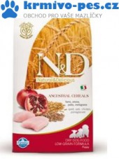 N&D LG DOG Puppy Chicken & Pomegranate 2,5kg