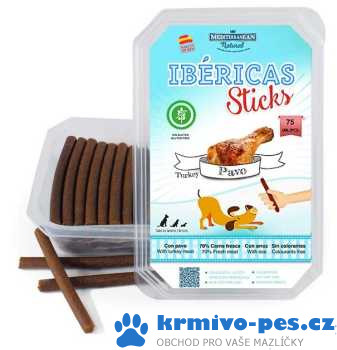 Pochoutka Ibéricas Sticks for Dog-Turkey 800g 75ks