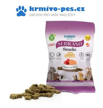 Serrano Snack for Cat SalmonTuna AntiHairball 50 g