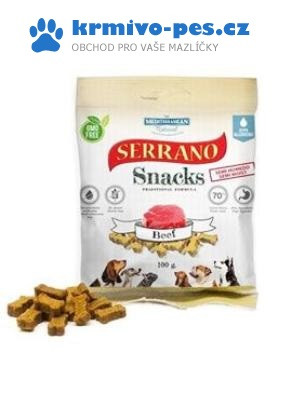 Serrano Snack for Dog - Beef 100g