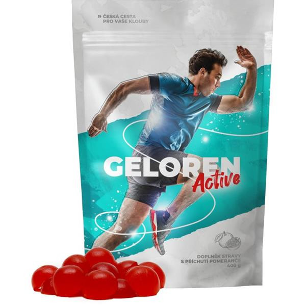 Geloren Active - pomeranč 400g 90tbl