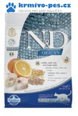 N&D OCEAN GF CAT Adult Herring & Orange 1,5kg