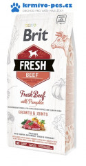 Brit Fresh Beef & Pumpkin Puppy Large 2,5kg