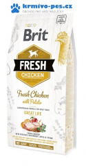 Brit Fresh Chicken & Potato Adult Great Life 12kg