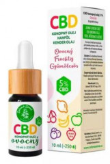 CBD kapky s ovocnou příchutí 5% 10 ml