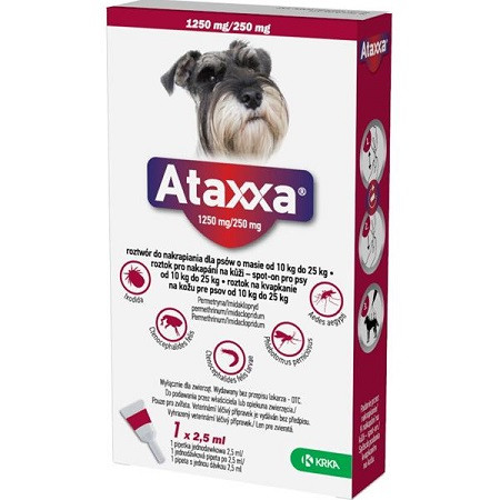 Ataxxa Spot-on Dog L 1250mg/250mg 1x2,5ml