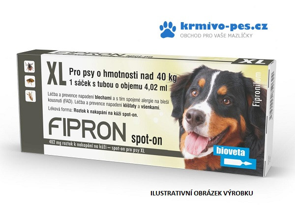 Fipron 402mg Spot-On Dog XL sol 3x4,02ml