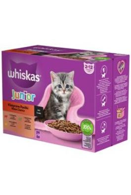 Whiskas kaps. Core Junior klas.výběr ve šťávě 12x85g